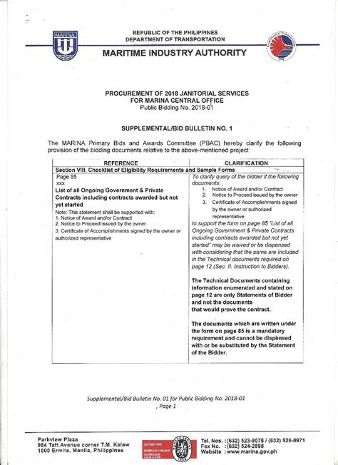 Republic of the Philippines Department of Transportation MARITIME.